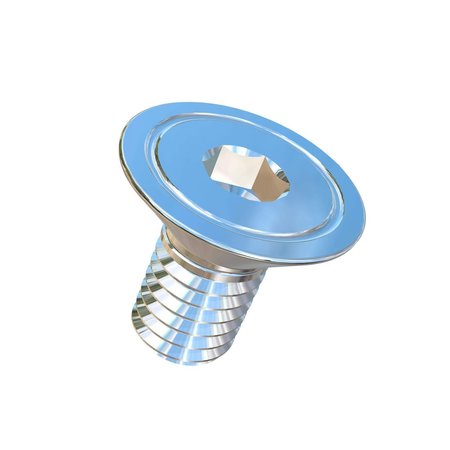 ALLIED TITANIUM M3-0.50 Socket Head Cap Screw, Plain Titanium, 6 mm Length 0074122